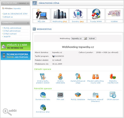 Webhosting